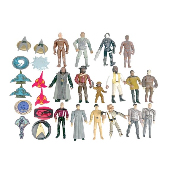 Vintage Star Trek: The Next Generation Deep Space 9 Action Figure Lot - Picture 1 of 8